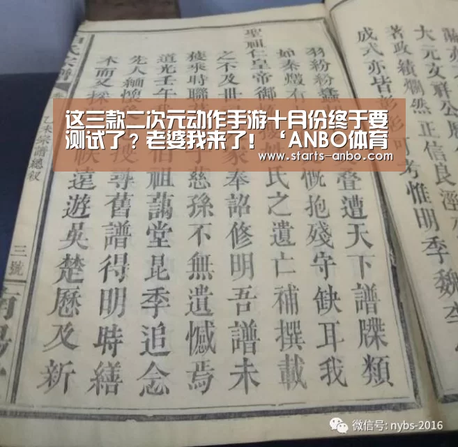 这三款二次元动作手游十月份终于要测试了?老婆我来了!‘ANBO体育APP下载’(图2) 安博电竞官网入口
